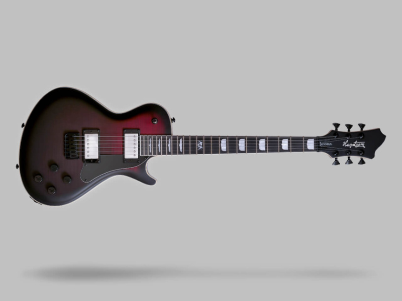 Hagstrom Krona 6 en Burnt Blood